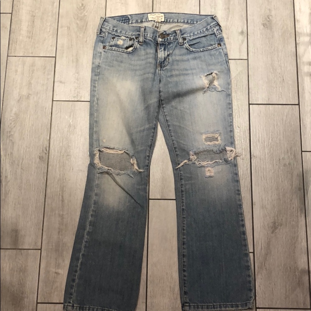 Abercrombie & Fitch distressed Jeans - 4